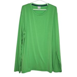 Outdoor Voices Men's Green Long Sleeve Base Layer T Shirt Size XL Activewear